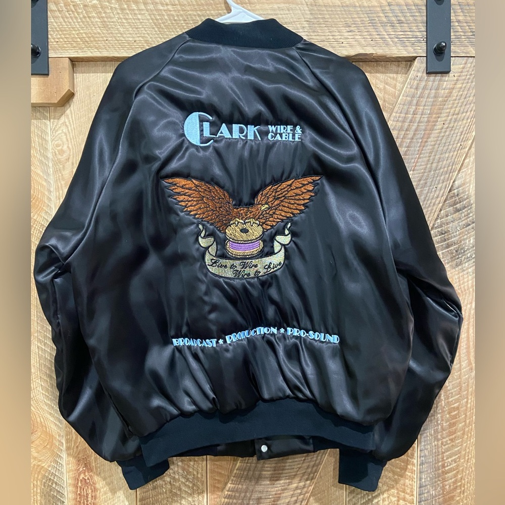 Vintage Clark’s silk bomber jacket